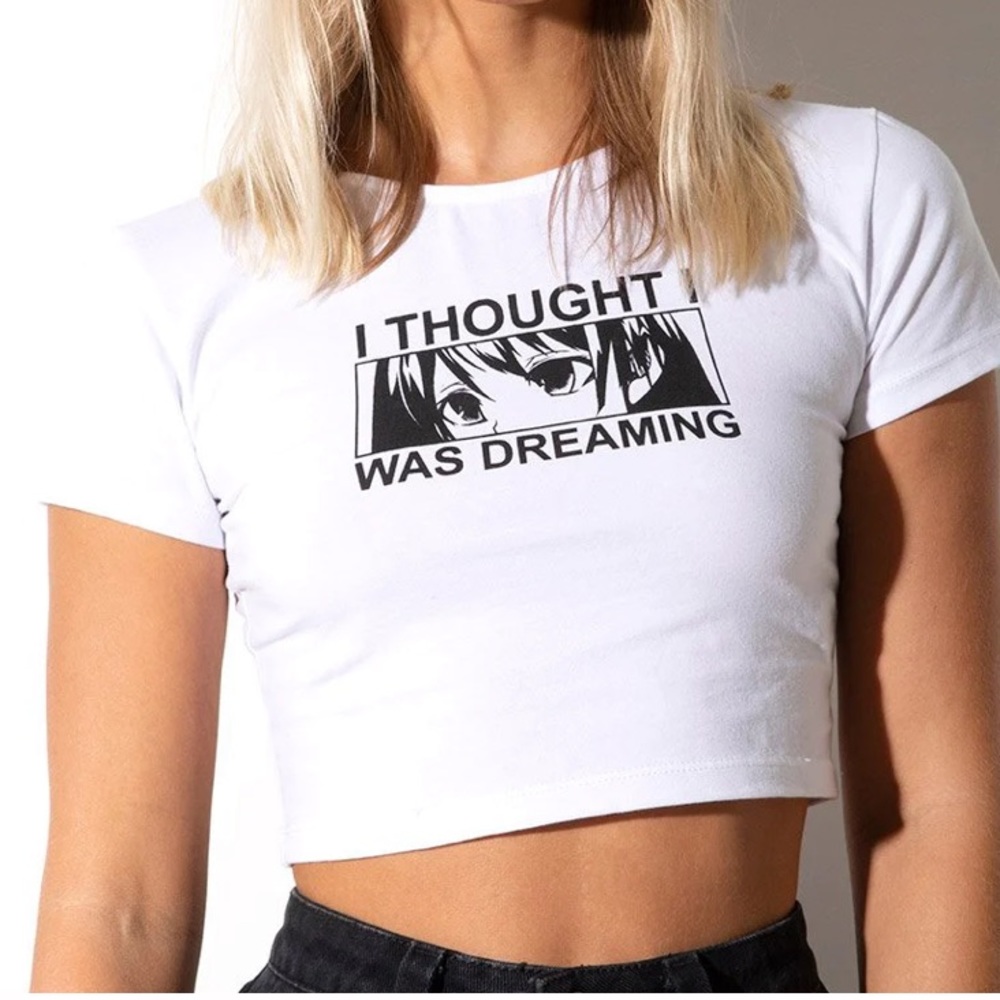 Motel Rocks “I thought I was dreaming” Tindy Crop Top size small